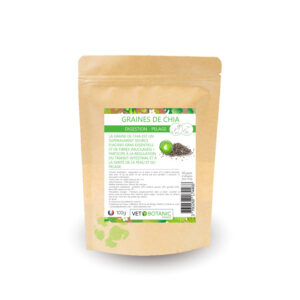 GRAINES DE CHIA chien chat- Digestion et pelage chiens et chats- Vet Botanic