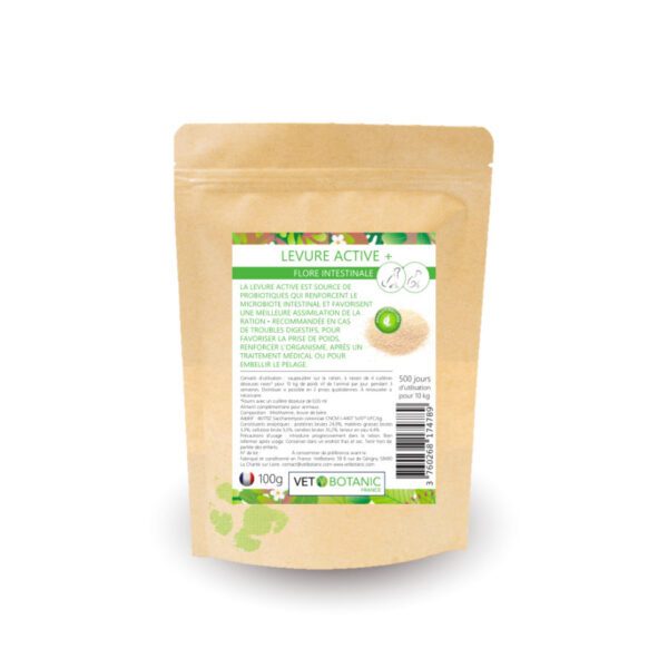 Levure active Probiotique chien chat - Vet Botanic