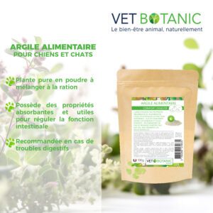 argile alimentaire pour chien et chat