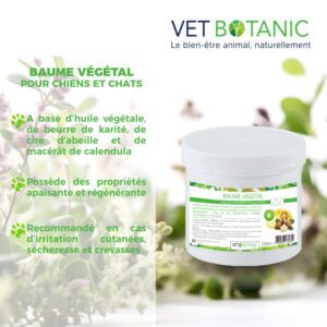 bienfait baume vegetal soin coussin et truffe chien-chat - Vet Botanic