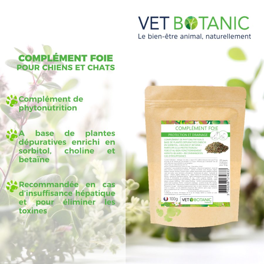COMPLEMENT FOIE - Protection et draînage chien et chat – Image 2